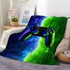 Cozy Sherpa Blanket 180 x 220 cm for Couch, Sofa, Bed and Travel view 2