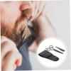 FRCOLOR 3-Piece Stainless Steel Beard Scissors Set with PU Leather Case view 2