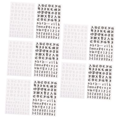 minkissy 10-Piece Geometric Self-Adhesive Nail Stickers