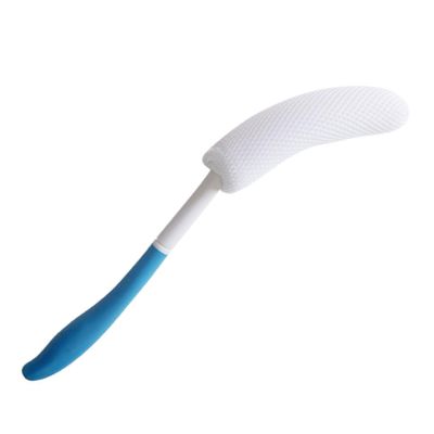 Healeved 3-Piece Long-Handle Back Brush for Gentle Exfoliation, Skin Massage, and Easy Lotion Application