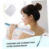 Healeved 3-Piece Long-Handle Back Brush for Gentle Exfoliation, Skin Massage, and Easy Lotion Application view 4