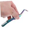 FOMIYES 5-Piece Eyelash Tweezers with Integrated Comb view 2