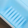 INOOMP Easy-Clean Semi-Enclosed Plastic Cat Litter Box with Splash Guard, Medium view 3