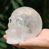 QINGQI schn Natural Rock Crystal Skull, Hand-Carved, Reiki Healing Gift (Size: 1,500–1,600 g) view 2
