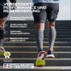 DANISH ENDURANCE Calf Compression Sleeves, 21–26 mmHg, 1 & 3 Pairs, Black, M view 3