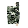 fifbird Hooded Camouflage Blanket, Military Green, Plush Fleece, 152.4 x 127 cm view 2