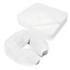 BREENHILL Disposable Face Cradle Covers, 100 Count, Ultra-Soft, Luxurious, Non-Adhesive Massage Face Covers view 1