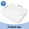BREENHILL Disposable Face Cradle Covers, 100 Count, Ultra-Soft, Luxurious, Non-Adhesive Massage Face Covers view 2