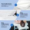 BREENHILL Disposable Face Cradle Covers, 100 Count, Ultra-Soft, Luxurious, Non-Adhesive Massage Face Covers view 3