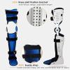 Right Knee Brace for Knee Pain, Hyperextended Knee, Universal Size, Blue, Single Unit view 4