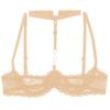 Hansber Women's Lace Open-Bust Push-Up Bra, Halter Neck, XXL view 4