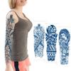 2-Piece Totem Full-Arm Semi-Permanent Temporary Tattoo Stickers view 3