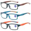 Lanomi Blue-Light-Blocking Reading Glasses for Men and Women, Flexible Lightweight Rectangular Frames, 3-Pack, +2.0 view 1