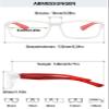 Lanomi Blue-Light-Blocking Reading Glasses for Men and Women, Flexible Lightweight Rectangular Frames, 3-Pack, +2.0 view 2