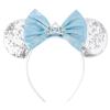 DRESHOW Glitter Mouse Ears Bow Headband for Women view 1