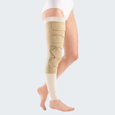 medi circaid juxtafit essentials Adaptive Compression System for Thigh with Knee | Size XL | Left | Extra Short