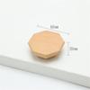 HDJNal 60 mm Unfinished Octagonal Wooden Drawer Knobs, 10-Pack view 2