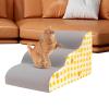 Velvet Dog Stairs, Portable Dog Ramp view 2