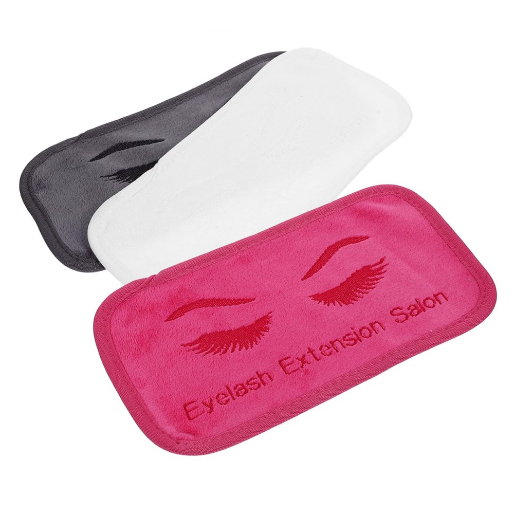 3-Pack Rectangular Forehead Pads for Eyelash Extensions, Ergonomic