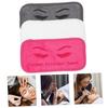 3-Pack Rectangular Forehead Pads for Eyelash Extensions, Ergonomic view 2