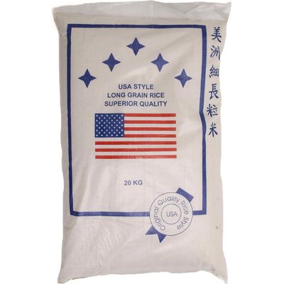 5 Star USA-Style Long-Grain Rice, 20 kg Bulk Pack