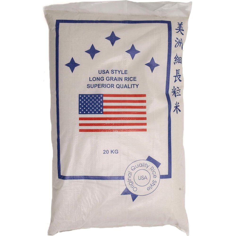 5 Star USA-Style Long-Grain Rice, 20 kg Bulk Pack