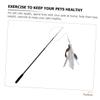 INOOMP 6-Piece Cat Wand Teaser Set, Extendable Interactive Cat Toy view 4
