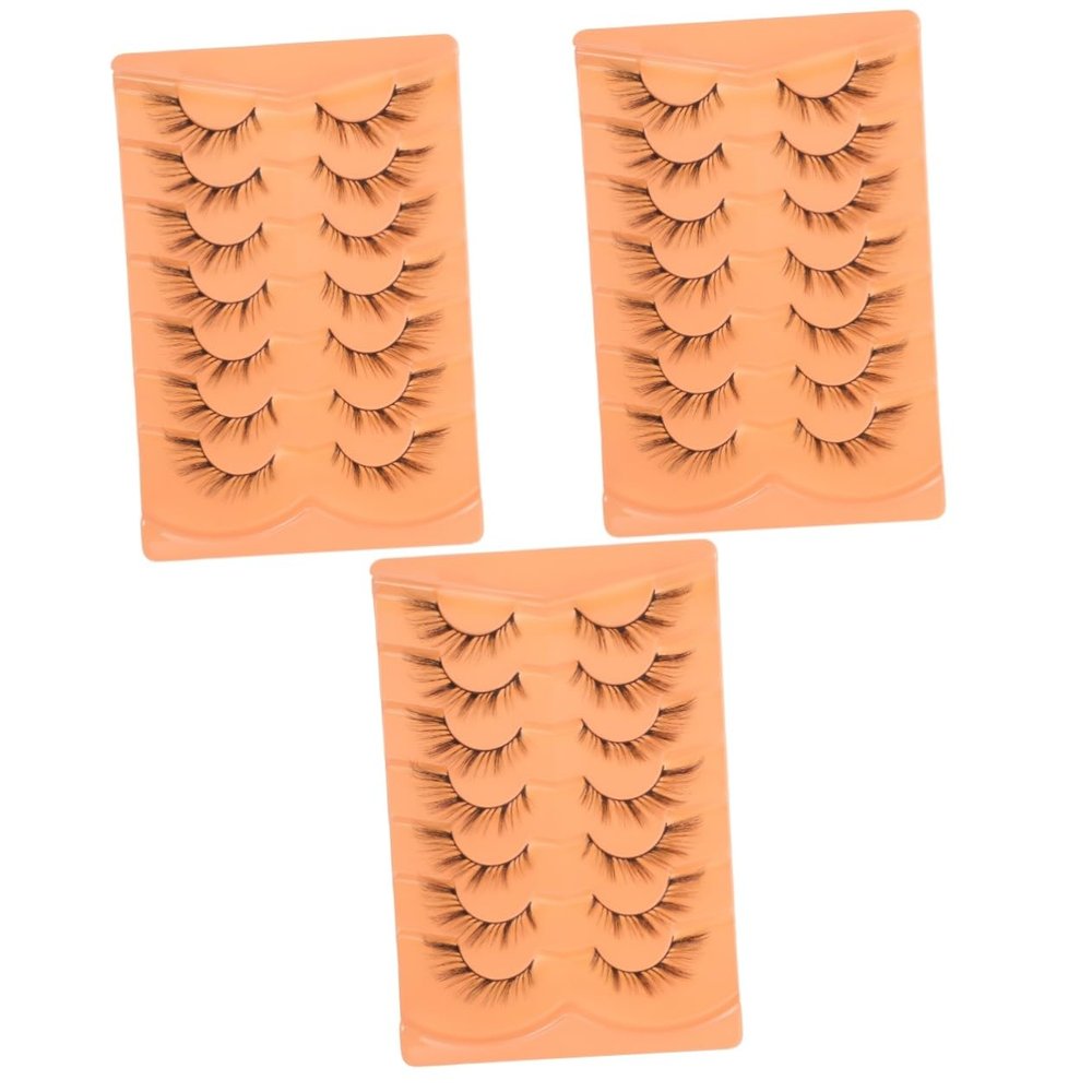 FRCOLOR 21 Pairs Lightweight, Natural-Looking False Eyelashes for Daily Makeup and Special Occasions