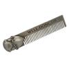 VINTORKY Premium Stainless Steel Fine-Tooth Hair Comb for Beard and Haircuts view 1