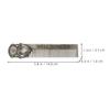 VINTORKY Premium Stainless Steel Fine-Tooth Hair Comb for Beard and Haircuts view 4