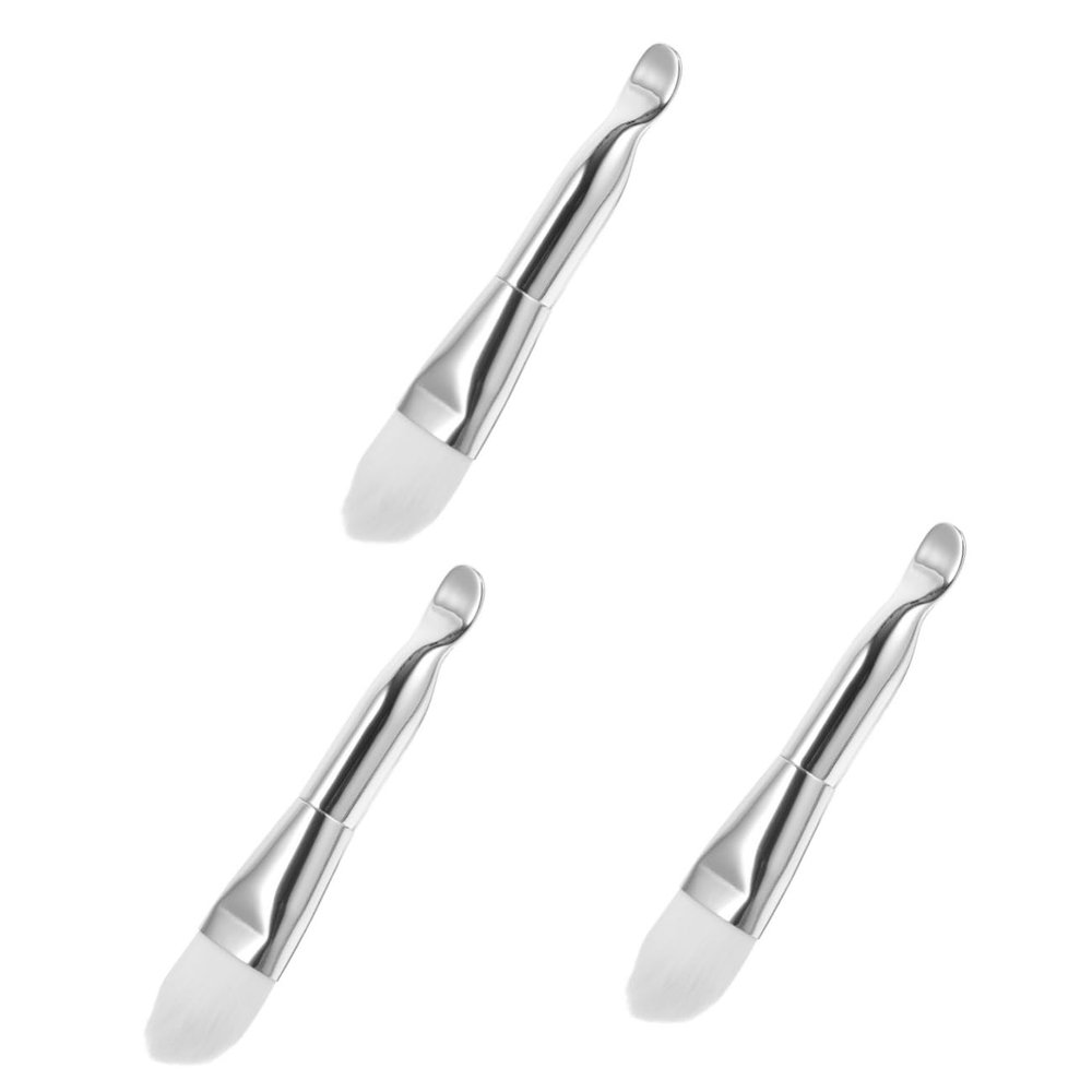 MAGICLULU 3-Piece Double-Ended Facial Mask Brush Set