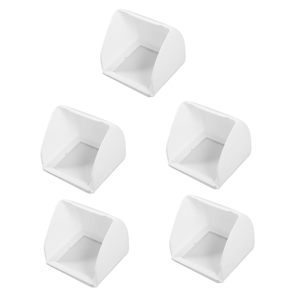 DOITOOL 5-Piece Waterproof Outdoor Outlet Covers, White PP