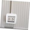 DOITOOL 5-Piece Waterproof Outdoor Outlet Covers, White PP view 4