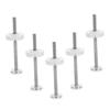 ibasenice 5-Piece Gate Spindle Rod Replacement Parts, Stainless Steel Screws for Baby and Pet Gates view 1