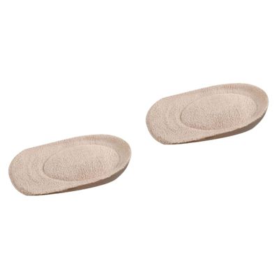 Beaupretty 2 Pairs Comfortable Heel Cushions for Women, Khaki