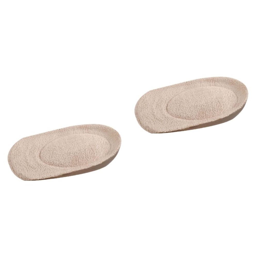Beaupretty 2 Pairs Comfortable Heel Cushions for Women, Khaki
