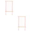 Abaodam 2-Piece Hair Clip Organizer for Girls, Macramé Hanging Storage Holder view 1