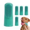 Dog Finger Toothbrush, Silicone Pet Finger Brush view 1