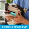 Dog Finger Toothbrush, Silicone Pet Finger Brush view 2