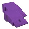 PLABNK 2-Pack Rubber Curb Ramps, Wheelchair and Vehicle Ramps, Purple view 1