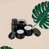 Black Glass Cosmetic Jars with Lids and Inner Liners, 5/10/15/20/30/60 g, 6-Pack view 2