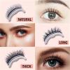 Shopbeautylust Reusable Self-Adhesive Eyelashes, Natural Look, 3 Pairs, #2 view 3