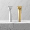 Aspire 4-Pack 0.34 oz/10 mL Empty Plastic Soft Squeeze Tubes with Twist Caps, Gold view 2