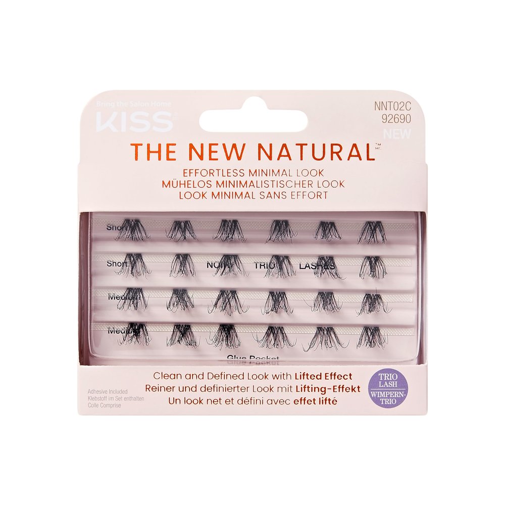 KISS The New Natural "Trio 03" False Eyelashes for a Natural Look