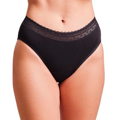 JUNO & me Comfy Slip Medium: Period Underwear for Moderate Flow, 8-Hour Leak Protection, Absorbency of 3 Tampons