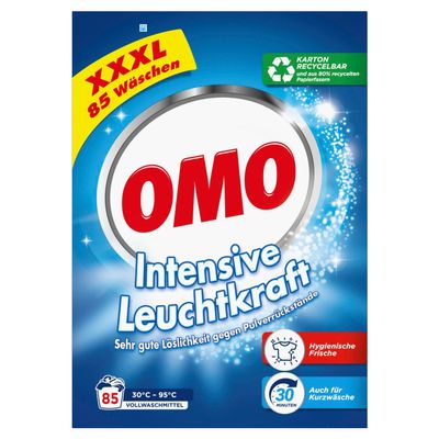 Omo Universal Laundry Detergent XXXL with Brightness Booster, 85 Wash Loads, 5.1 kg