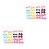Kisangel 2-Piece Pet Hair Clips with Bows, Random Designs for Dogs and Cats view 1