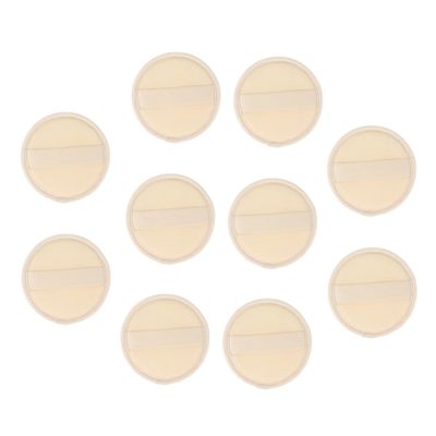 Healeved 10-Piece Natural Luffa Pads for Body Exfoliation and Bathing