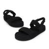 CrEev Women's Summer Flat Rope Sandals, Beach Wedge Flip-Flops, Comfortable Platform Sandals view 1