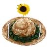 Adjustable Straw Hat with Sunflower Design for Pets view 1